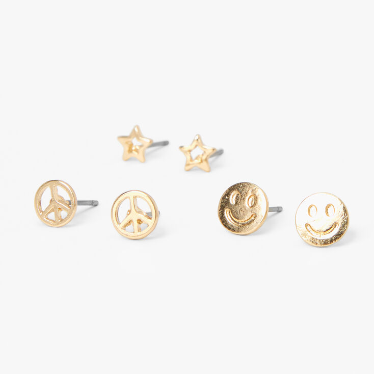 Gold Plated Rose Gold Crystal Bow Earrings,