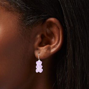 Purple Gummy Bears&reg; Drop Earrings,