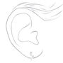 Sterling Silver Single Snake Stud Earring,