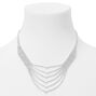 Silver Six Row Rhinestone Jewelry Set - 2 Pack,
