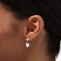 Icing Select Sterling Silver 16MM Chunky Hoop Earrings ,