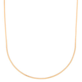Gold Snake Chain Necklace,