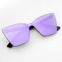 Tinted Shield Sunglasses - Purple,