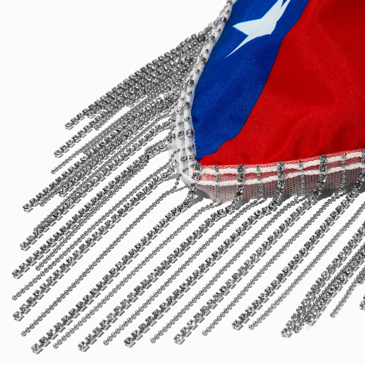 Stars &amp; Stripes Fringed Bandana,