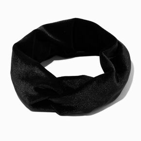 Black Velvet Twisted Headwrap,