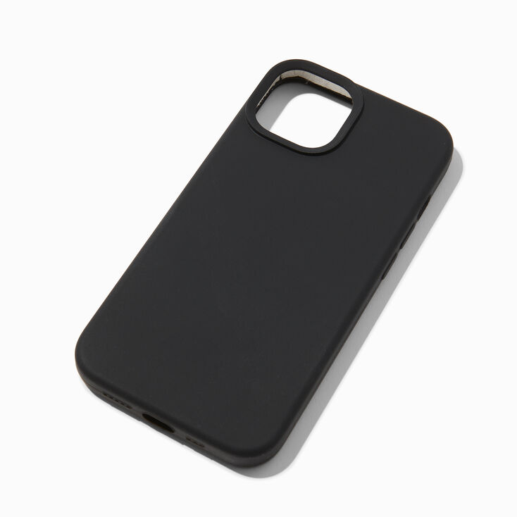 Solid Black Silicone Phone Case - Fits iPhone&reg; 13/14,