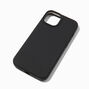 Solid Black Silicone Phone Case - Fits iPhone&reg; 13/14,