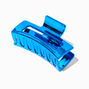 Electro Blue Medium Rectangle Hair Claw,