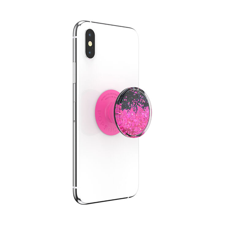 PopSockets&reg; PopGrip - Tidepool Neon Pink,