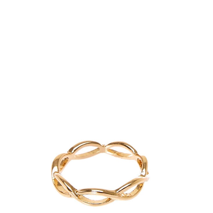 Gold Loop Ring,