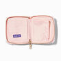 Blush Pink Furry Zip Around Wallet,