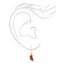 Gold Mixed Fruit Stud &amp; Hoop Earrings - Red, 6 Pack,