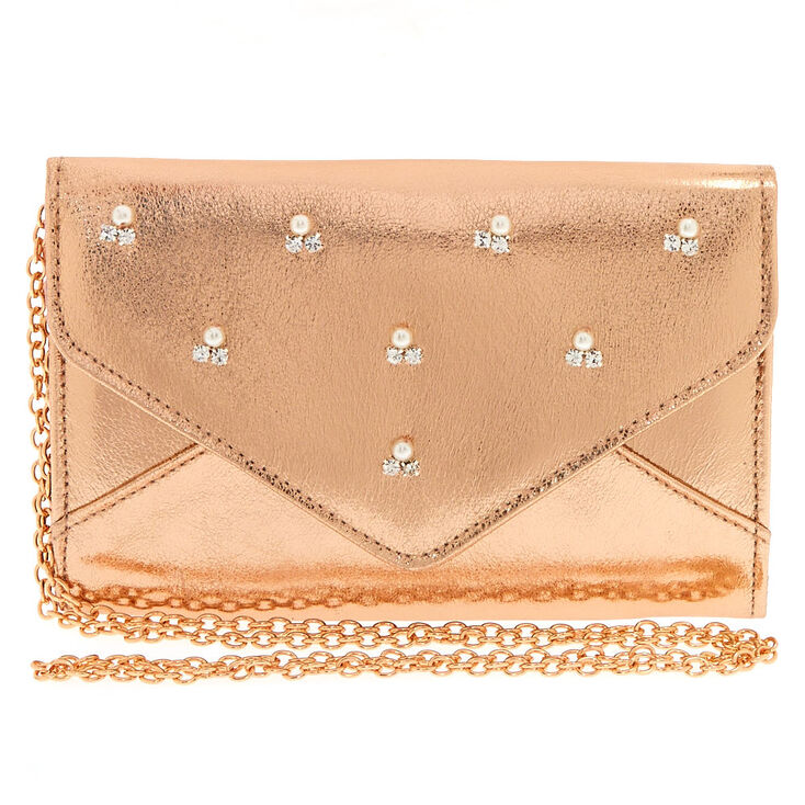 Rose Gold Clutch Purse,