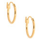 18kt Gold Plated 14MM Hoop Earrings,