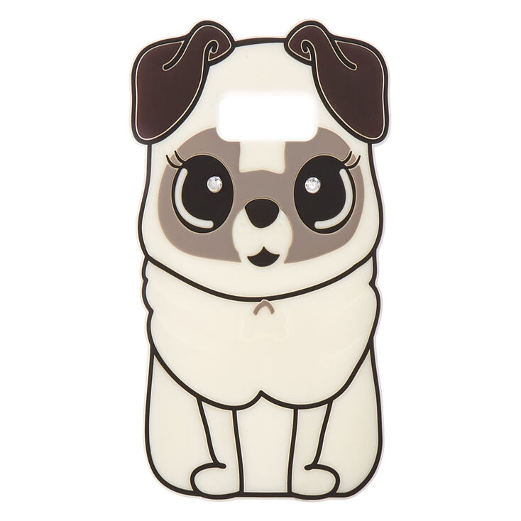 White Silicone Pug Case,