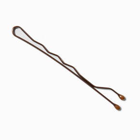 Basic Bobby Pins - Brown, 30 Pack,