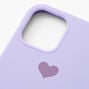 Lavender Heart Phone Case - Fits iPhone 12/12 Pro,