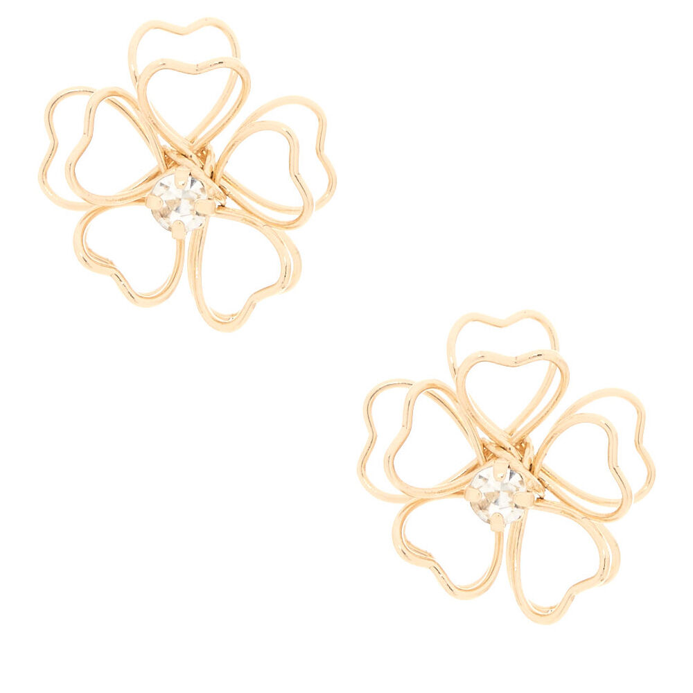 flower stud earrings