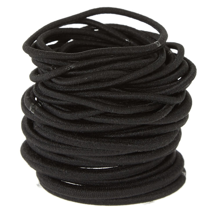 30 Pack Mixed Black Hair Tie Set,
