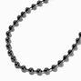 Hematite Ball Chain Necklace,