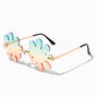 Rainbow Daisy Gold Sunglasses,