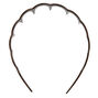 Wood Grain Comb Headband,