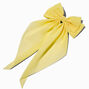 Butter Yellow Long Tail Bow Hair Clip,