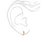 18kt Gold Plated 10MM Hinge Hoop Earrings,