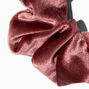 Medium Flat Velvet Hair Scrunchie - Plum,