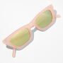 Pink Slimline Cat Eye Sunglasses,