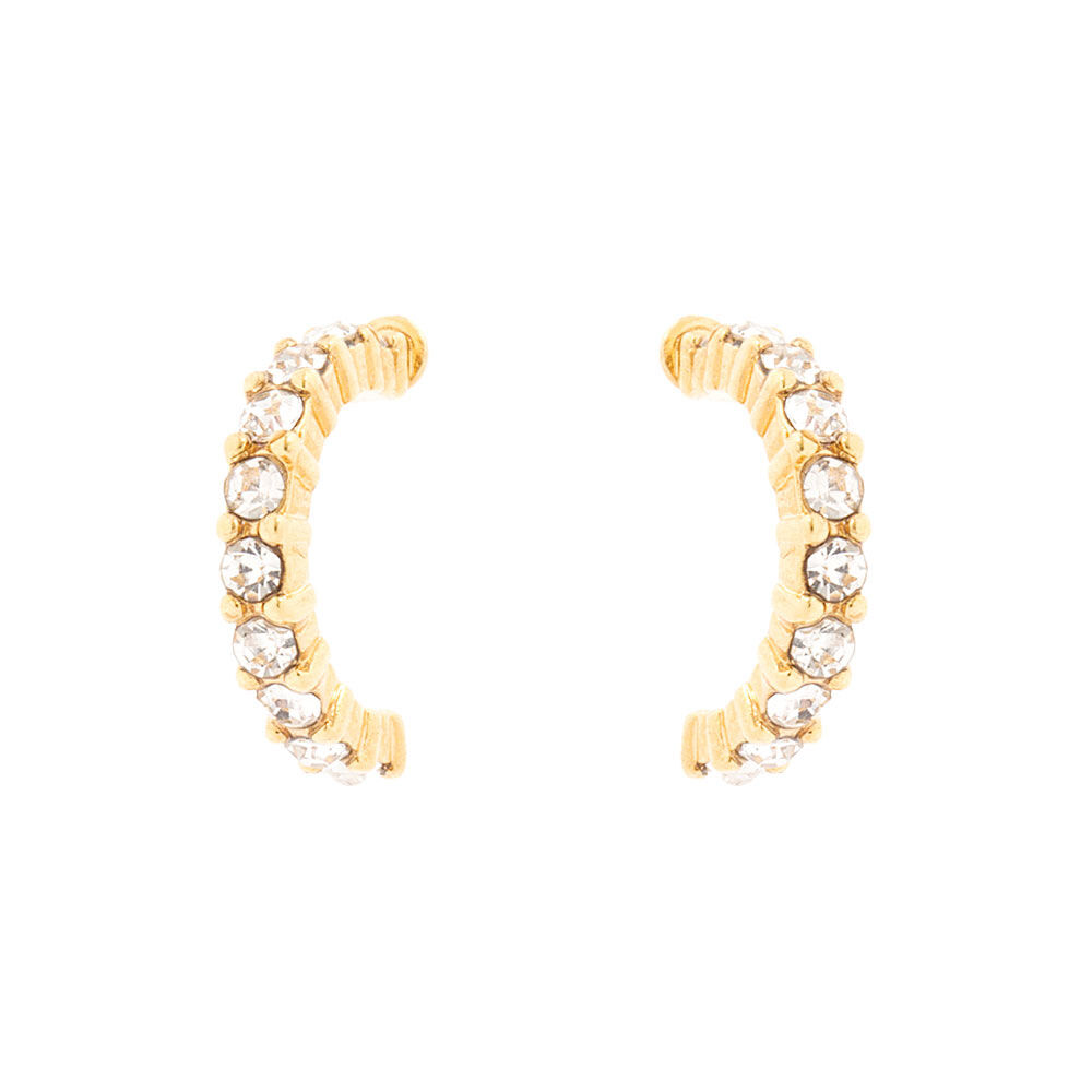 Small half hoop clearance earrings