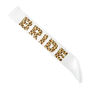 Leopard Print Bride Sash,