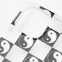 Checkered Yin Yang Protective Phone Case - Fits iPhone&reg; 13 Pro Max,