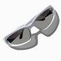 Silver Flash Wraparound Sunglasses,