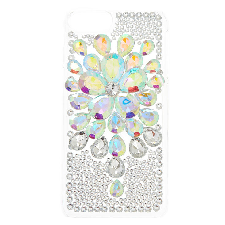 Iridescent Flower Stone Phone Case,