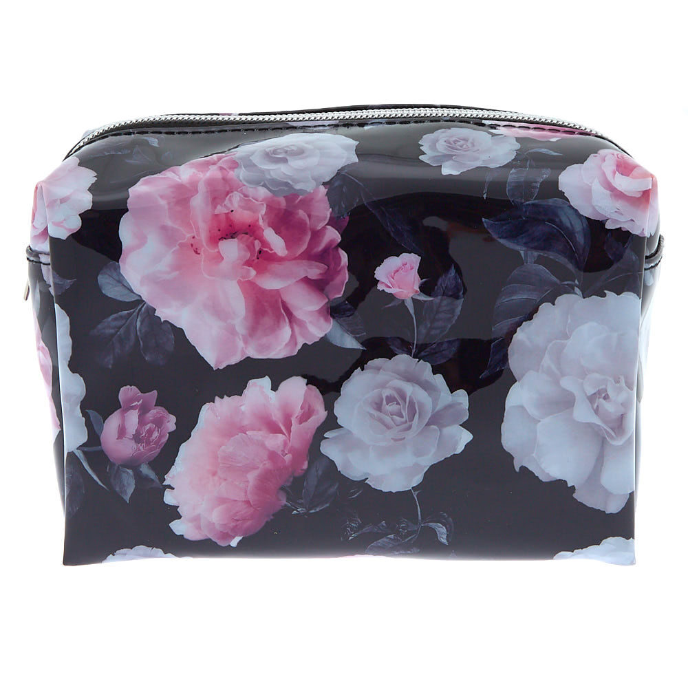 black floral bag