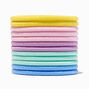 Pastel Lurex Hair Ties - 12 Pack,