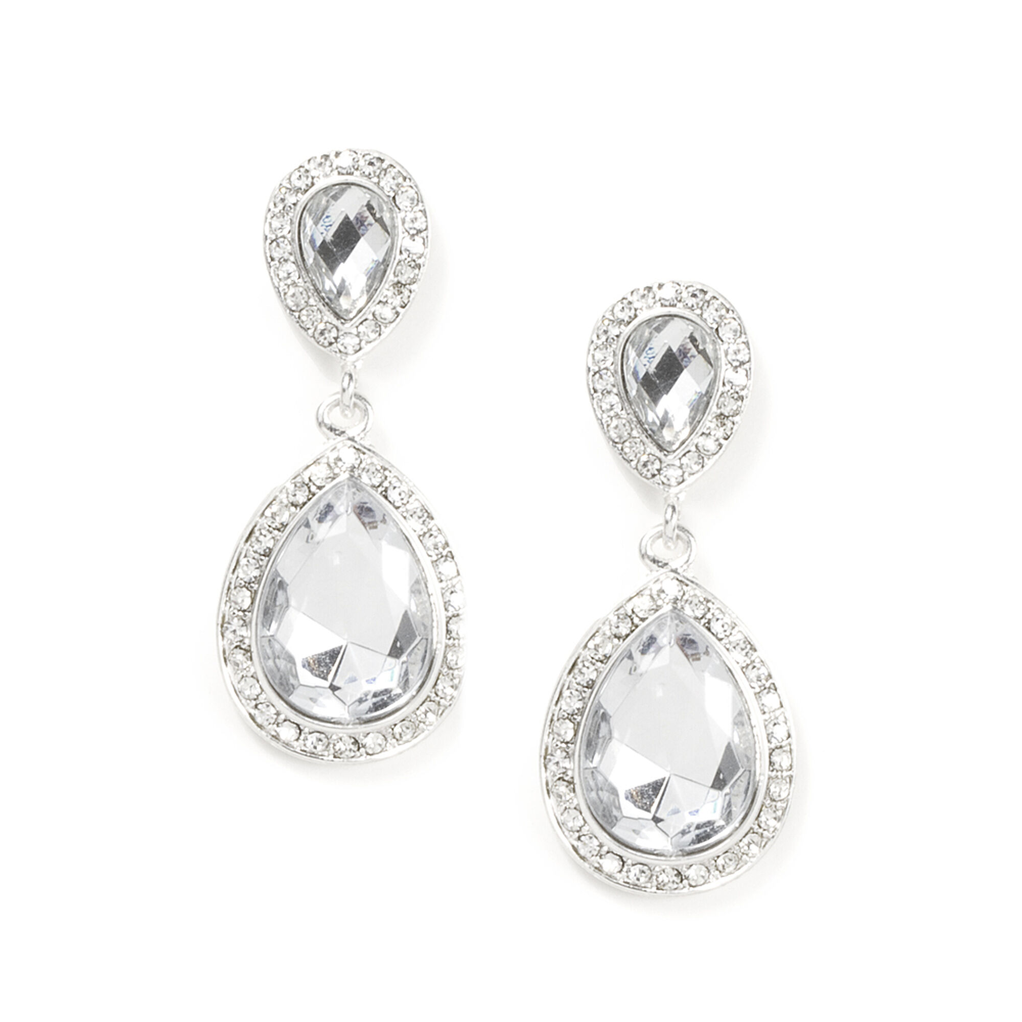 Crystal Rhinestone Inverted Teardrop Drop Earrings Icing Us Crystal Rhinestone Inverted Teardrop Drop Earrings