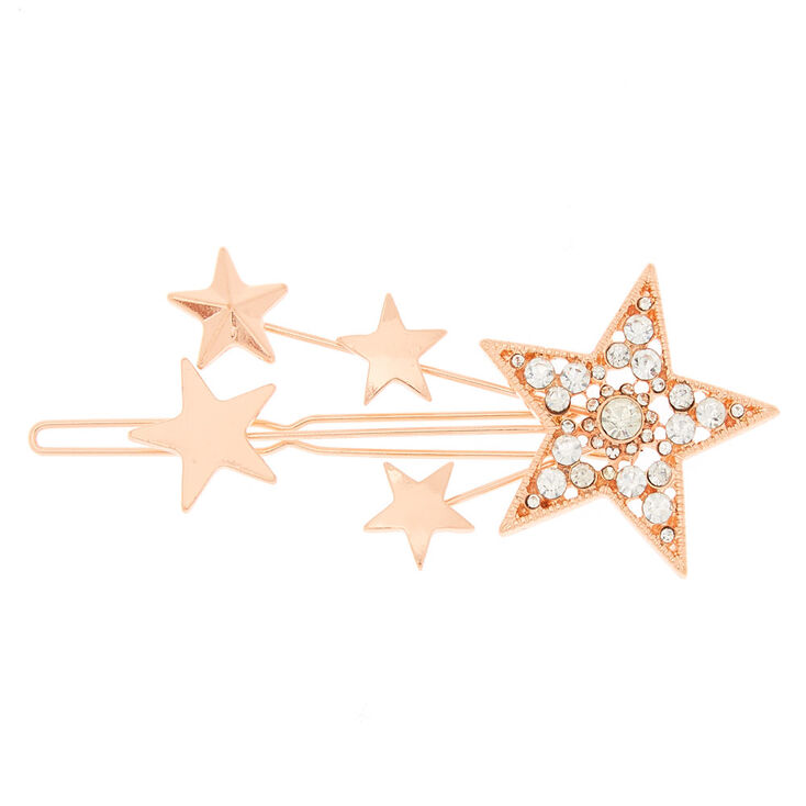 Rose Gold Shooting Star Hair Clip,
