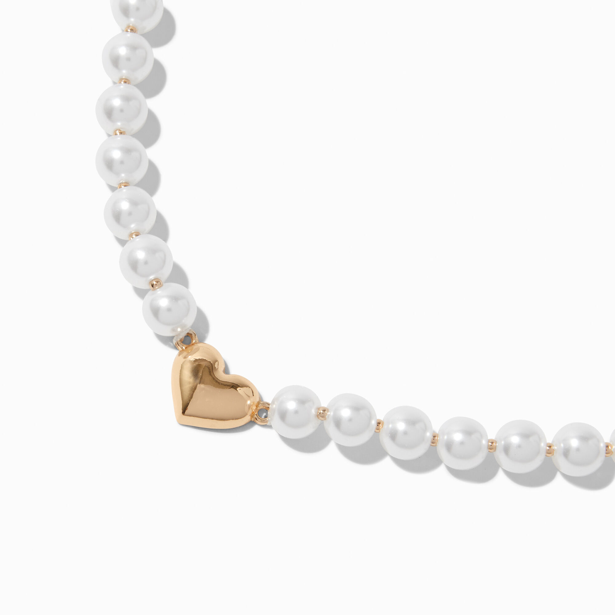 Mean Girls x ICING Pearl Gold Heart Necklace Icing US