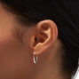 Silver Graduated Mixed Earrings - 9 Pack,