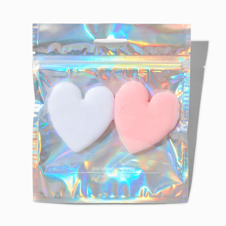 Makeup Heart Powder Puffs - 2 Pack,