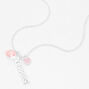Silver Zodiac Charm Pendant Necklace - Aquarius,
