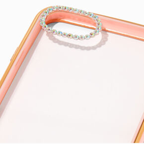 Embellished Clear/Blush Pink Phone Case - Fits iPhone&reg; 6/7/8/SE,