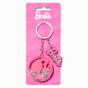 Barbie&trade; Pink Silhouette Head Shaker Keychain,