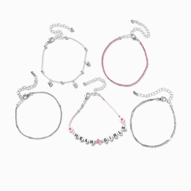 Mean Girls&trade; x ICING Silver-tone Bracelet Set - 5 Pack,