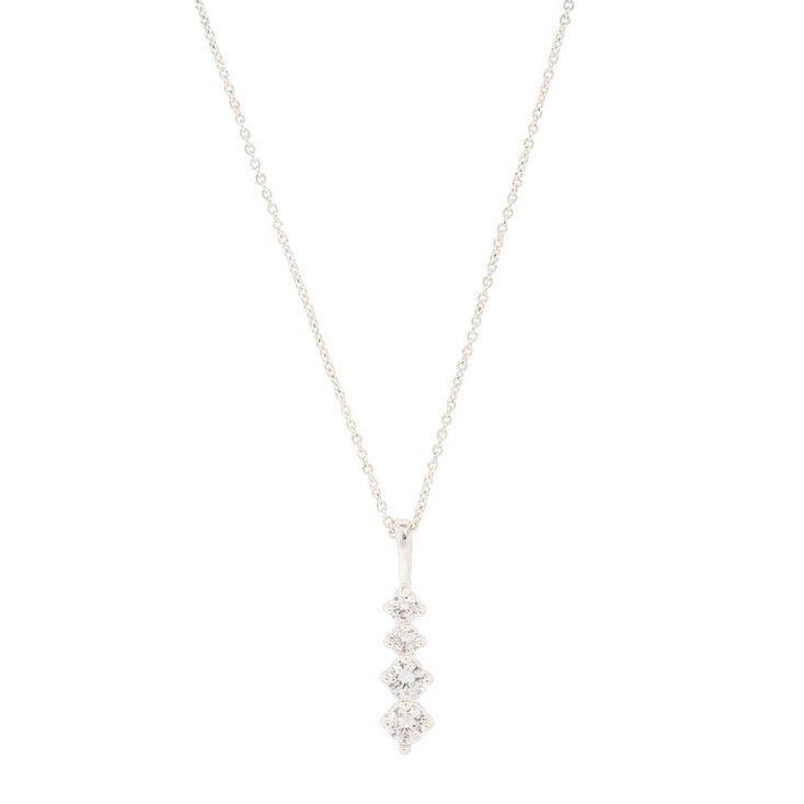 Cubic Zirconia Crystals Necklace,