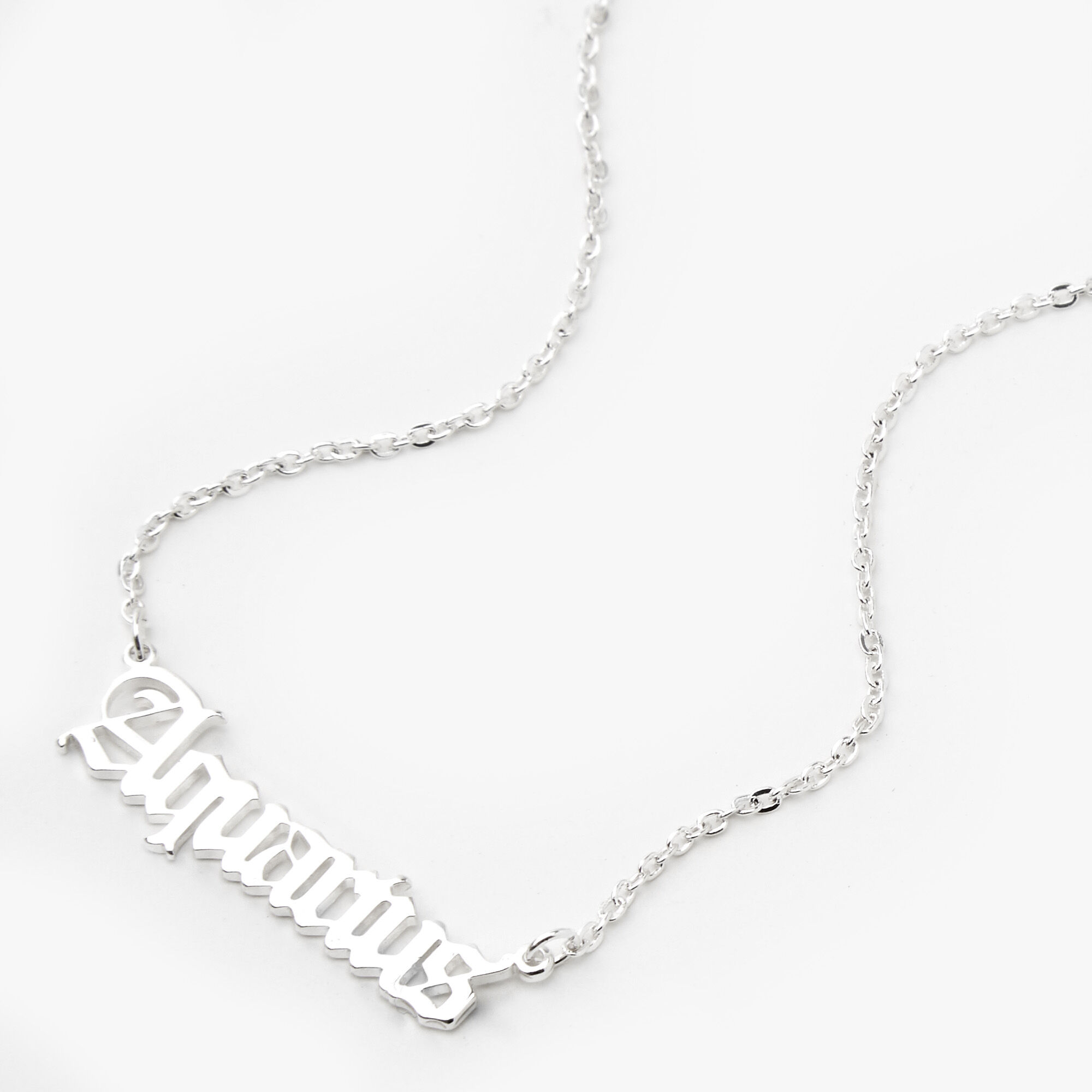 Aquarius pendant silver deals