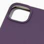 Solid Dark Purple Silicone Phone Case - Fits iPhone&reg; 13/14,