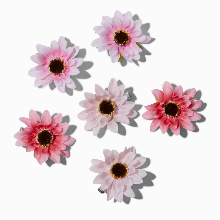 Daisy Seed Bead Hair Barrettes - 2 Pack | Icing US